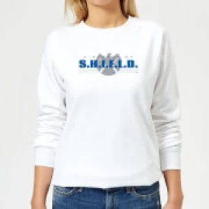 Image of Marvel Avengers Director Of Shield Womens Sweatshirt - White - M