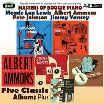 Image of Meade Lux Lewis / Albert Ammons / Pete Johnson / Jimmy Yancey - Masters of Boogie Piano CD