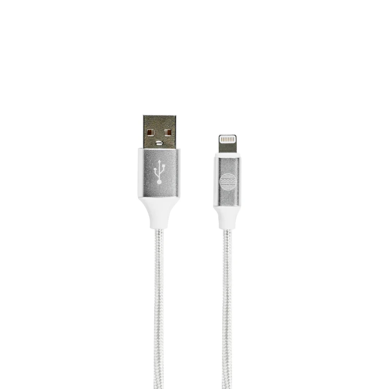 Image of Our Pure Planet USB-A to Lightning cable. 1.2m/4ft