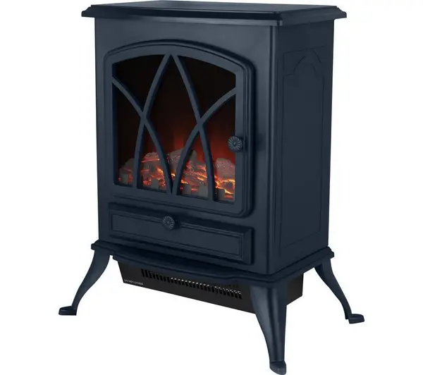 Image of WARMLITE Stirling WL46018MB Electric Stove Fire - Midnight Blue 5056462301532