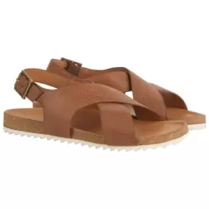 Image of Barbour Womens Rochelle Sandals Cognac UK 7