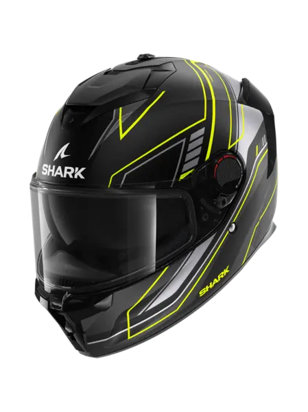 Image of Shark Spartan GT Pro Toryan Mat Black Yellow Anthracite KYA Full Face Helmet 2XL