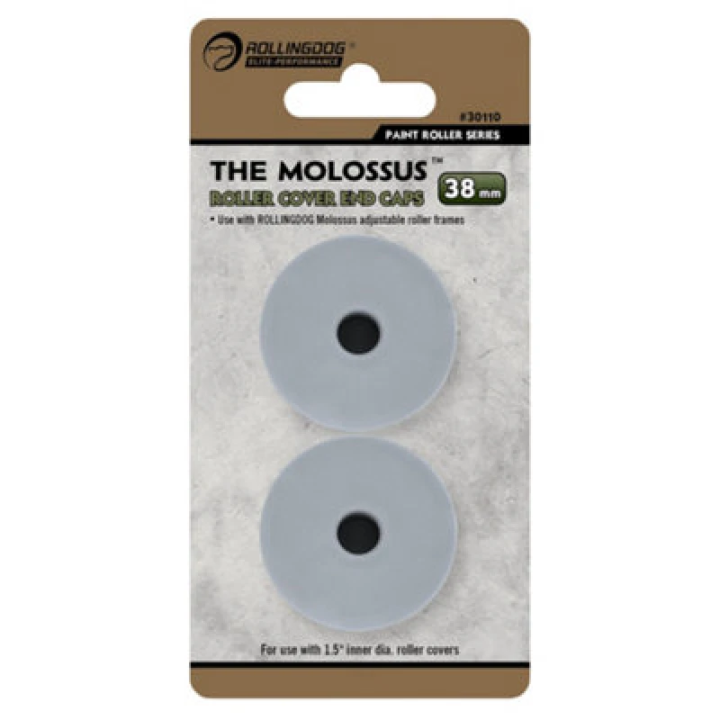 Image of Draper 09676 Rollingdog The Molossus 8482 Roller Cover End Caps, 12-18" (Pack Of 2)