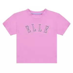 Image of Elle Elle Fitted T-Shirt Child Girls - Purple