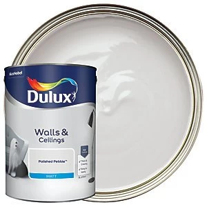 Image of Dulux Polished Pebble Matt Emulsion Paint 5L