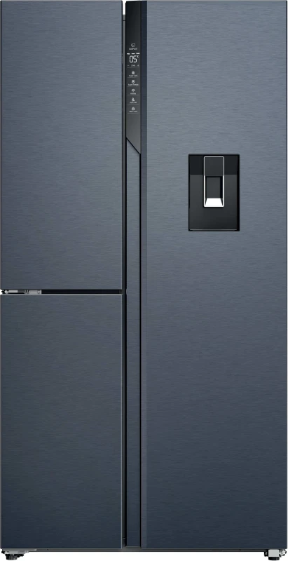 Image of Haier 90 Series 7 SBS+ HSPR79F18EWMB Non-Plumbed Total No Frost American Fridge Freezer - Black - E Rated