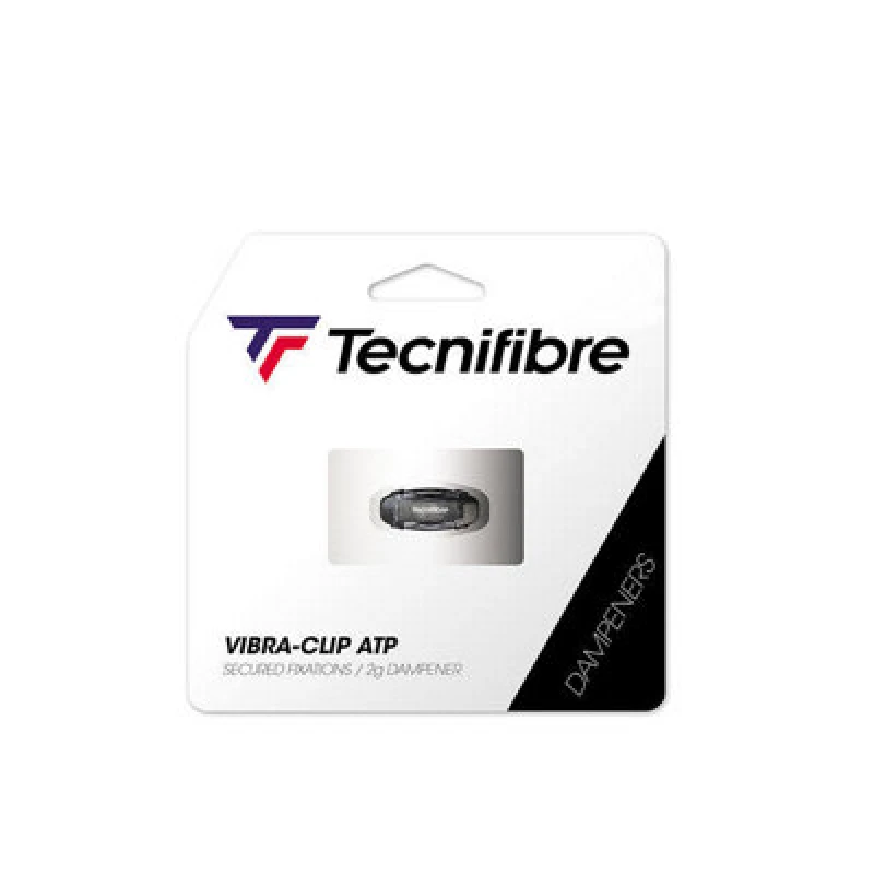 Image of Tecnifibre Atp Vibra Clip Vibration Dampener - Ultra-Light White, Sold Individually