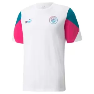 Image of 2021-2022 Man City FtblCulture Tee (White)