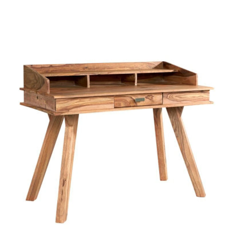 Image of Buttercup Farm Jodhpur Sheesham Study Desk - Wood - L60 X W117 X H78 Cm