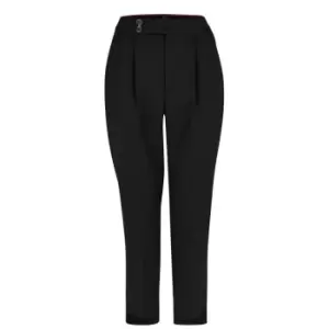 Image of Ted Baker Popieyt Tapered Trousers - Black
