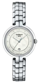 Image of Tissot Flamingo Mother Of Pearl Dial Stainless Steel Watch