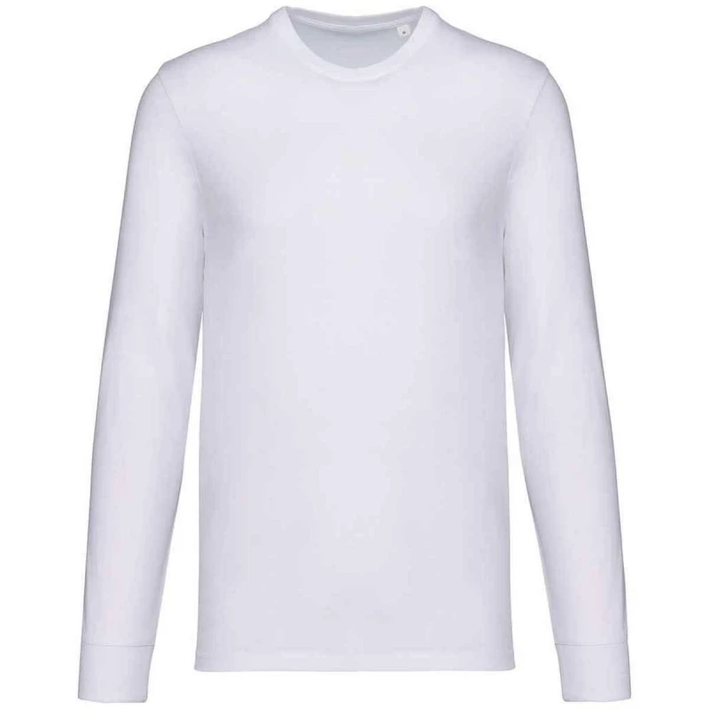 Image of Native Spirit Mens Long-Sleeved T-Shirt in White Size: Large White Male L