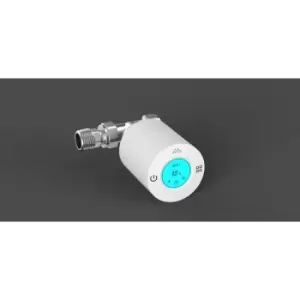 Image of Straight Thermostatic Bluetooth Radiator Valve