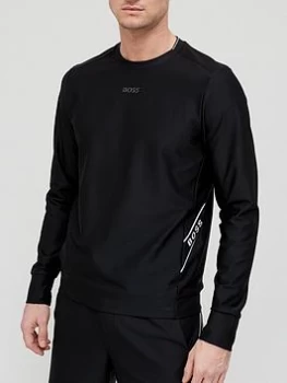 Image of BOSS Salbo Gym Sweatshirt - Black Size M Men