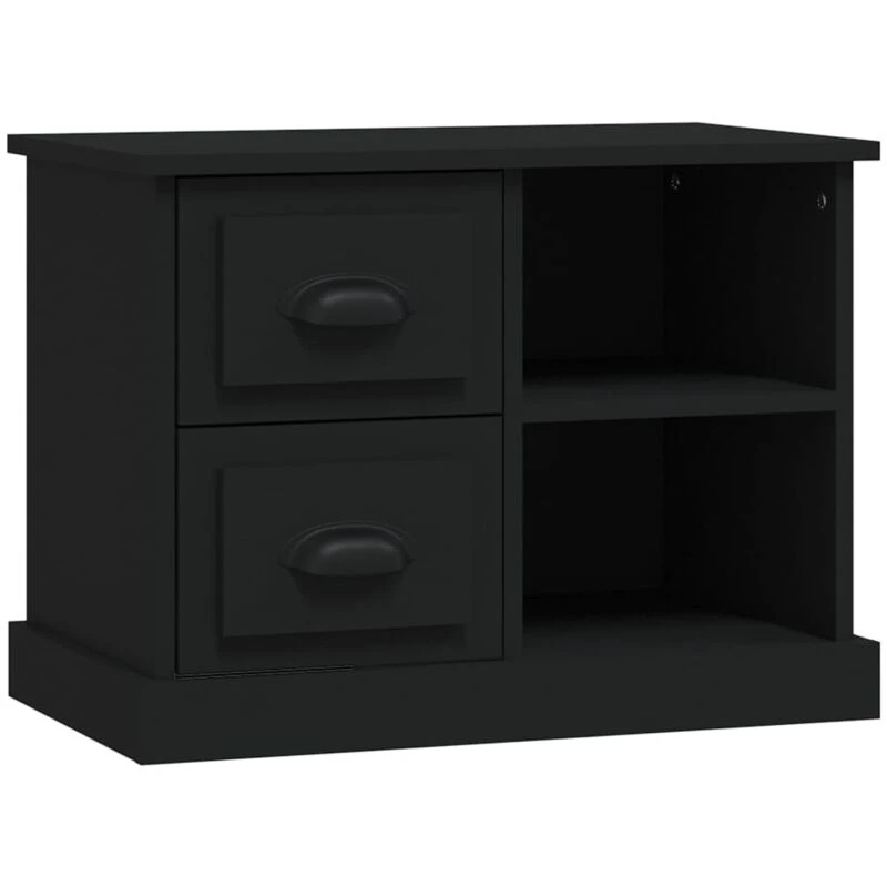 Image of VIDAXL Bedside Cabinet Black 60x35.5x45cm vidaXL 816369