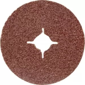 Image of Toolpak Fibre Sanding Discs 115mm 36 Grit (10 Pack) Aluminium