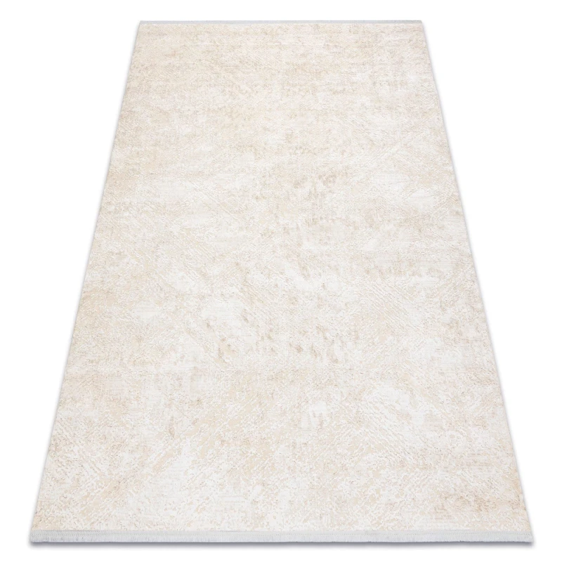 Image of RugsX Modern Carpet Duke 51541 Cream - Geometric, Structured, Very Soft, Fri 120X170 Cm