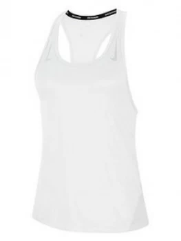 Image of Nike Miler Racer Tank Top - White, Size S, Women