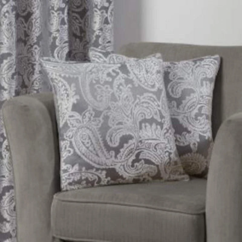 Image of Cavendish Cushion Cover In Silver