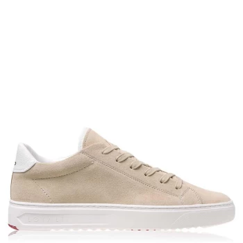 Image of Loyalti Patriot Suede Trainers - Sand/White