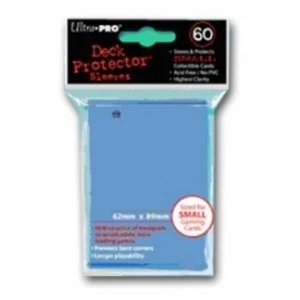 Image of Ultra Pro Small Light Blue 60 Deck Protectors 10 Packs