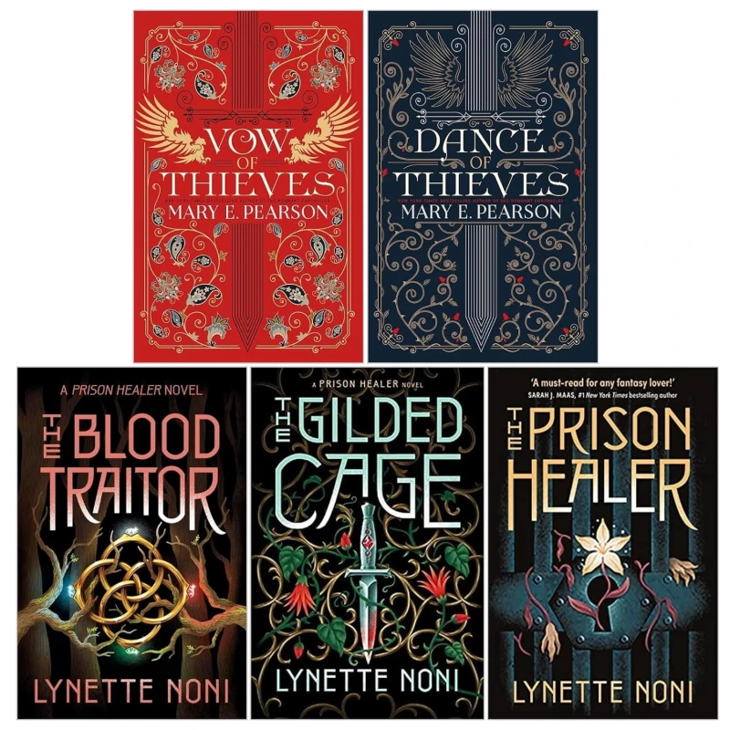 Image of The Prison Healer and Dance of Thieves Series by Lynette Noni & Mary E. Pearson 5 Books Collection Set Lynette Noni & Mary E. Pearson Books
