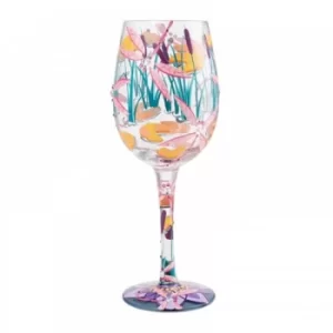Image of Dragonfly Magic Wine Glass