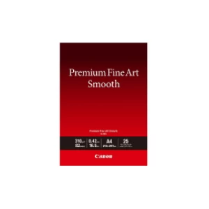 Image of Canon FA-SM1 A4 Premium Fine Art Smooth Photo Paper 310g x25