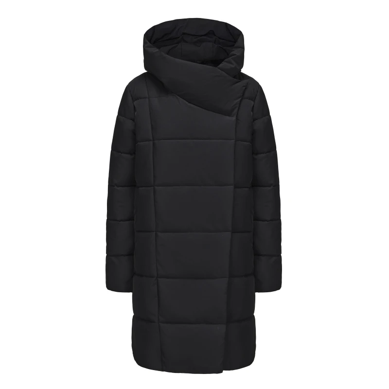 Image of Gelert Womens Ottawa Hooded Long Sleeve Slim Fit Down Jacket Black female 8 (36)