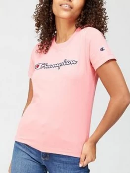 Image of Champion Crew Neck T-Shirt - Pink