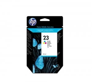Image of HP 23 Tri Colour Ink Cartridge