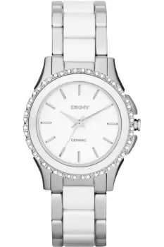 Image of Ladies DKNY Westside Ceramic Watch NY8818