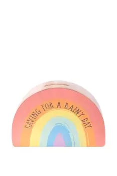 Image of Rainbow Shape Money Box "Saving For a Rainy Day
