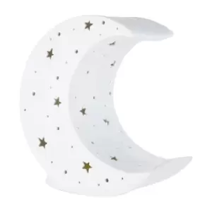 Image of Premier Housewares Kids Ceramic Moon Night Light