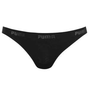 Image of Puma Sheer Thong - Black