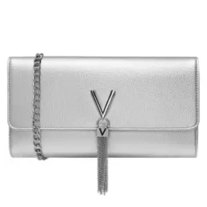 Image of Valentino Bags Divina Clutch Bag - Silver