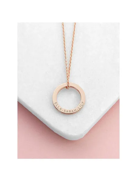 Image of Personalised Memento Company Personalised Memento Sterling Silver Necklace with Box