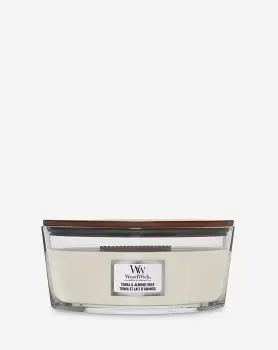 Image of Woodwick Tonka & Almond Milk Scented Candle
