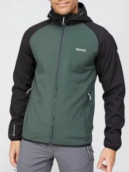 Image of Regatta Arec Hooded Soft Shell Jacket - Khaki