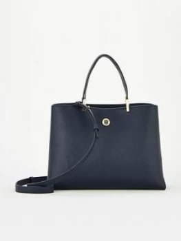 Image of Tommy Hilfiger Core Satchel Bag - Navy