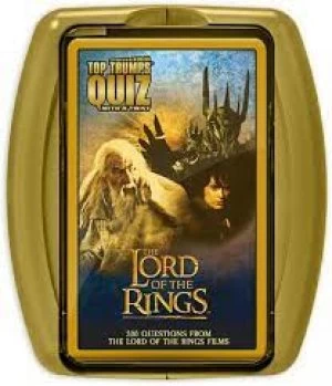 Image of Lord of the Rings Top Trumps Quiz Card Game