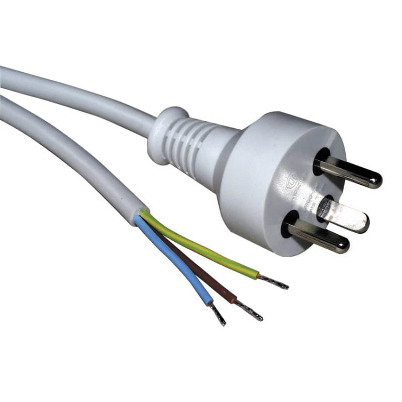 Image of ROLINE 30.16.9037 power cable White 6m DK-EDB