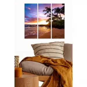 Image of MDF1244522782 Multicolor Decorative MDF Painting (3 Pieces)