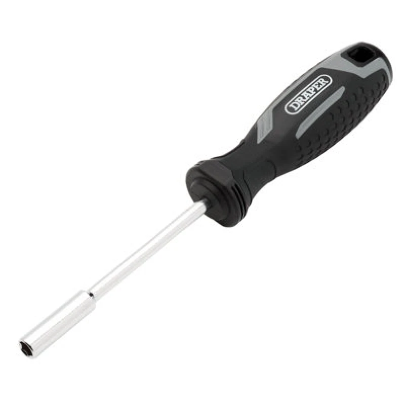 Image of Draper Soft Grip Magnetic Screwdriver Bit Holder, 1/4" X 100mm 13427