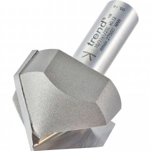 Image of Trend Chamfer V Groove Router Cutter 38mm 19mm 1/2"