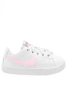 Image of Nike Blazer Low Infant Trainer - White Pink