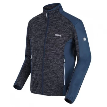 Image of Regatta Coladane Full Zip Fleece - Navy/DkDenim