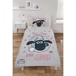 Image of Shaun The Sheep, Sheep Loves Sleep Reversible Duvet Set