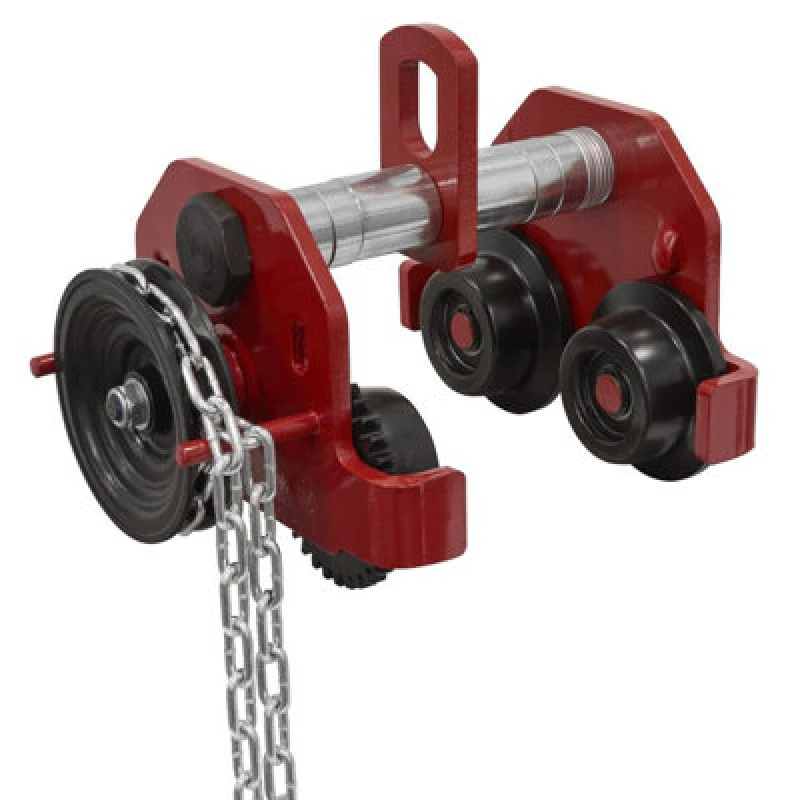 Image of Sealey RSJ Geared Beam Trolley PT2000G Weight Capacity: 2 Tonne