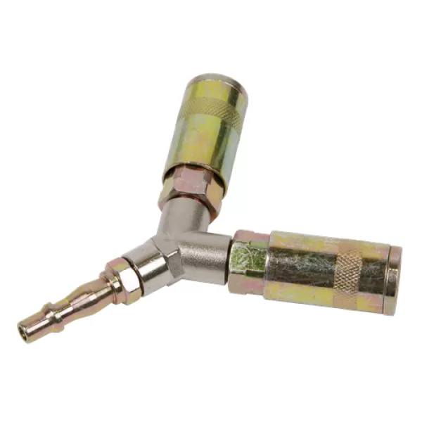 Image of Genuine SEALEY ACX55 Twin Coupling Bodies Y-Adaptor